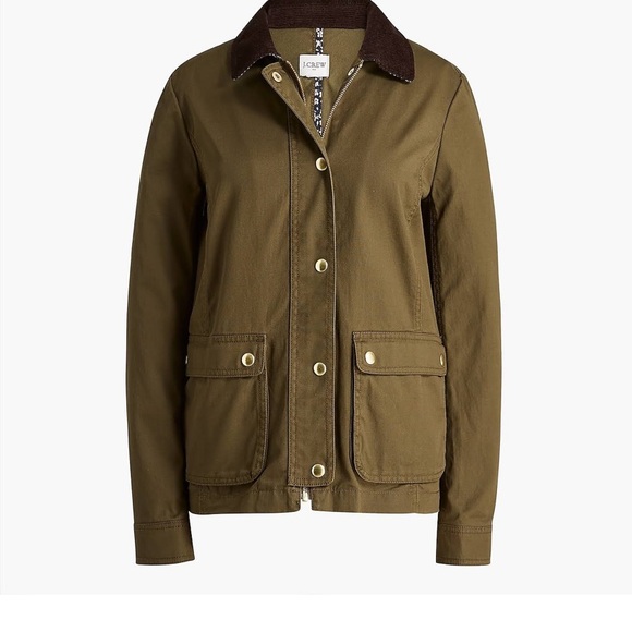 J.Crew Loden Green Orchard Utility Jacket - Picture 2 of 3